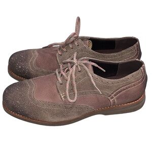 NEW Sandro Moscoloni Men’s Brown Leather Wingtip Oxfords